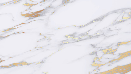 Luxury Gold Marble texture background vector. Panoramic Marbling texture design for Banner, invitation, wallpaper, headers, website, print ads, packaging design template.