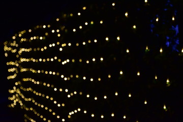 Abstract blur bokeh light background.