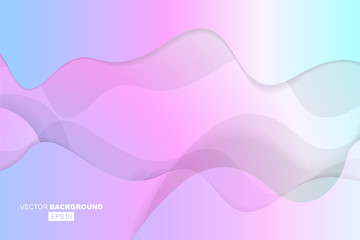 Purple Geometric Modern Fluid Background Composition with Gradients, Shadows and Lights