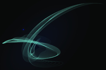 EPS 10 vector. Futuristic colorful background. Backdrop with lines and waves.