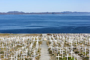Friedhof von Nuuk, Westgrönland © Michael