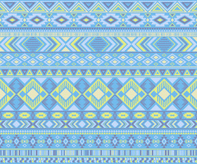 American indian pattern tribal ethnic motifs geometric vector background.