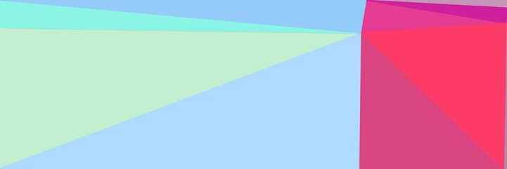 Fototapeta premium horizontal abstract background with geometric triangles