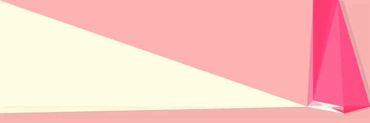 horizontal abstract background with geometric triangles