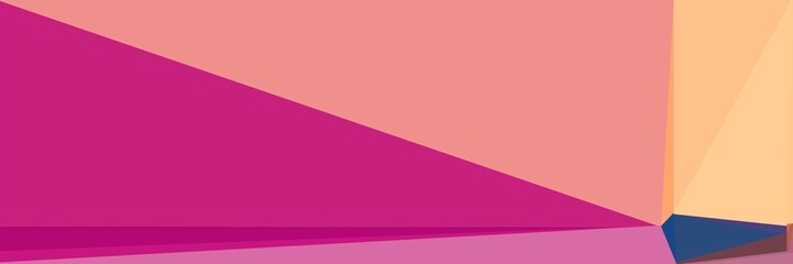 Fototapeta premium abstract horizontal background with geometric triangles