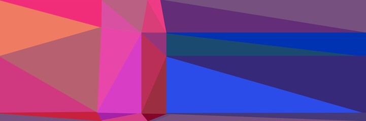 Fototapeta premium abstract horizontal background with geometric triangles