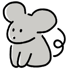ねずみ　子年　年賀　2020　素材　動物