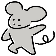 ねずみ　子年　年賀　2020　素材　動物