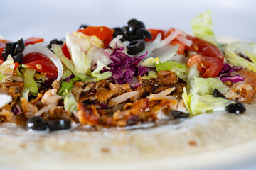 salad with tuna and olives