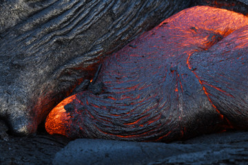 lava surface flow