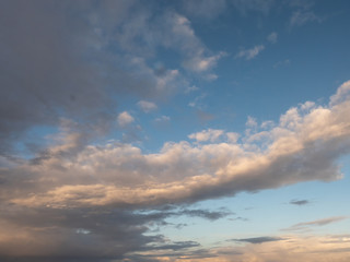 Abstract cloudy sky background.