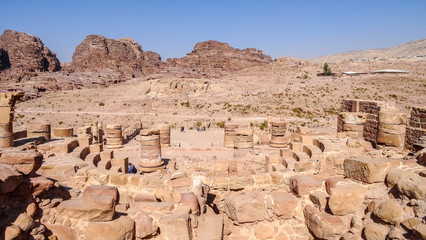 Petra is an ancient city in Jordan