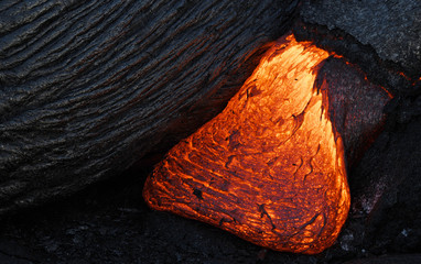 lava surface flow