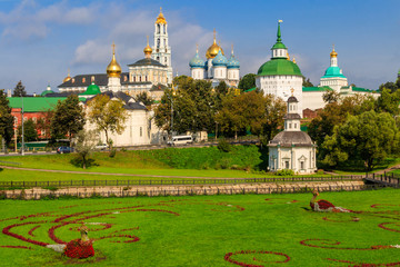 View of Trinity Lavra of St. Sergius in Sergiev Posad, Russia