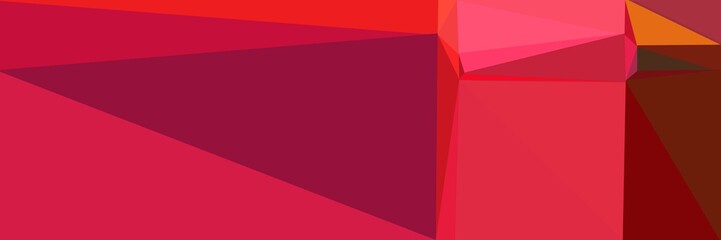 Fototapeta premium abstract horizontal colorful geometric background