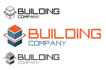 Vector abstract image of a building with underground and above ground part