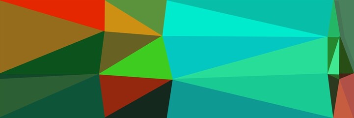 abstract horizontal colorful geometric background