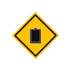 folder shaped icon vector on white background