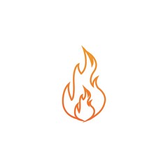 Fire flame vector illustration design template