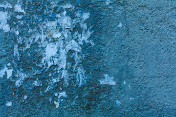 Old blue and cian textures wall background. Perfect background w