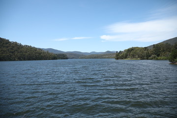 river in the mountains