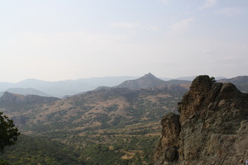 view of mountains