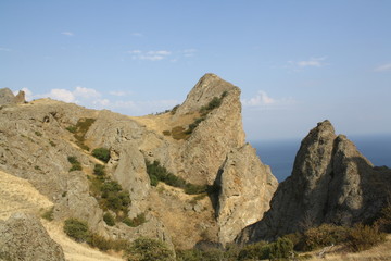 landscape in mountains