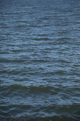 Blue waves rippling 