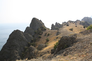 landscape in mountains