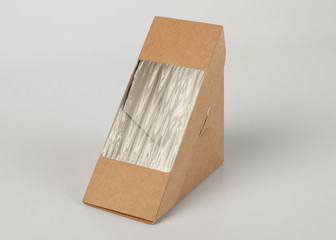 Eco-friendly disposable cardboard packaging for food, drinks