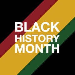African American History or Black History Month. celebration Template Design