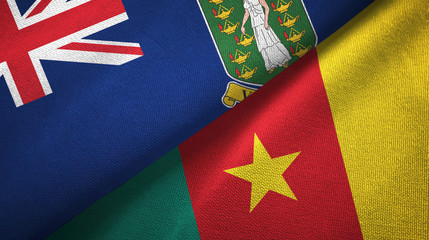 Virgin Islands British UK and Cameroon two flags