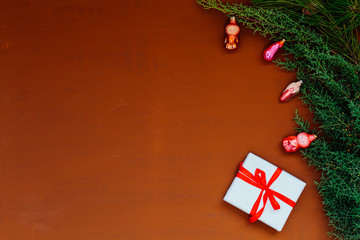 Christmas background Christmas tree Gifts Christmas decorations holiday