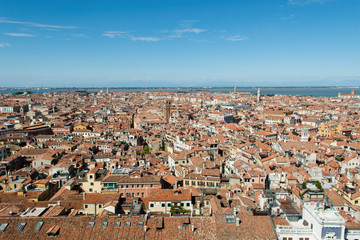 Naklejka premium Venice from aboove in summer