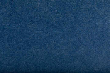 Texture blue soft fabric. Felt is made of soft wool. blue felt as background