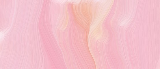 Fototapeta na wymiar colorful horizontal banner. abstract waves illustration with baby pink, light pink and pastel magenta color