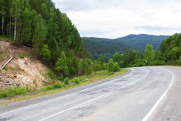 going down and turning over the mountain. Flip flop. Unknown ahead