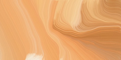 modern waves background design with sandy brown, skin and bisque color. can be used as wallpaper, background or texture