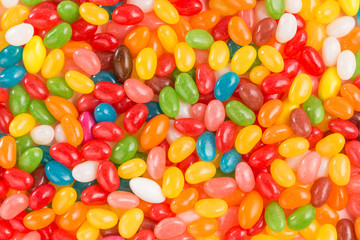 A close-up of colorful and delicious candy