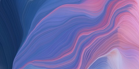 contemporary waves illustration with slate blue, pastel violet and steel blue color. can be used as wallpaper, background or texture