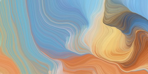 modern soft swirl waves background illustration with dark gray, burly wood and coffee color. can be used as wallpaper, background or texture