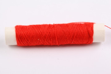 sewing thread isolated on white background