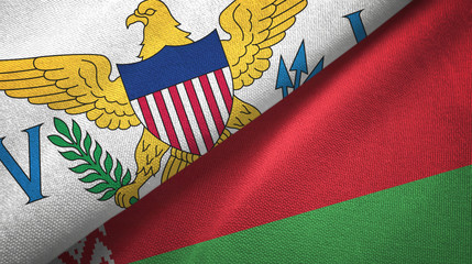 Virgin Islands United States and Belarus two flags