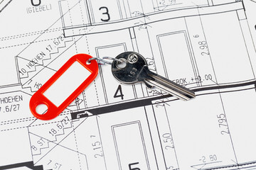 a house plan with key