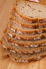 bread slices of dark bread