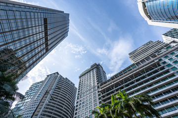 Naklejka premium modern office building in kuala lumpur