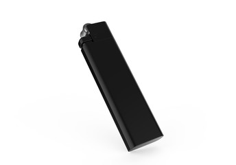 Blank lighter for design presentation, mock up template on isolated white background, 3d illustration.