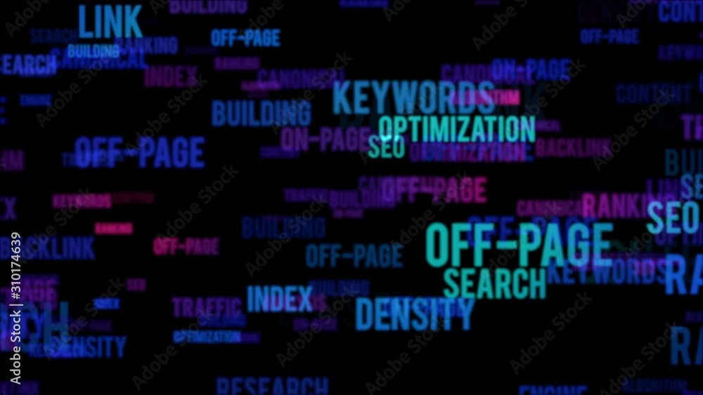 Canvas Prints seo search engine optimization concept keyword