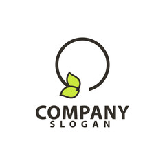 Tree leaf logo template design vector illustratio, icon