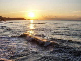 Obraz premium Sunset by the sea